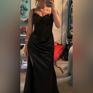 Amazon Black Corset Prom Dress